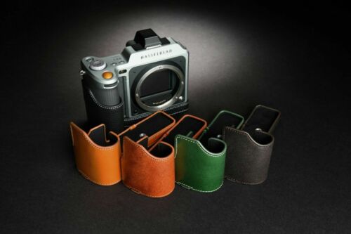 New Genuine Leather Half Camera Case Bag Cover Fit For Hasselblad X1D X1D II 50C
